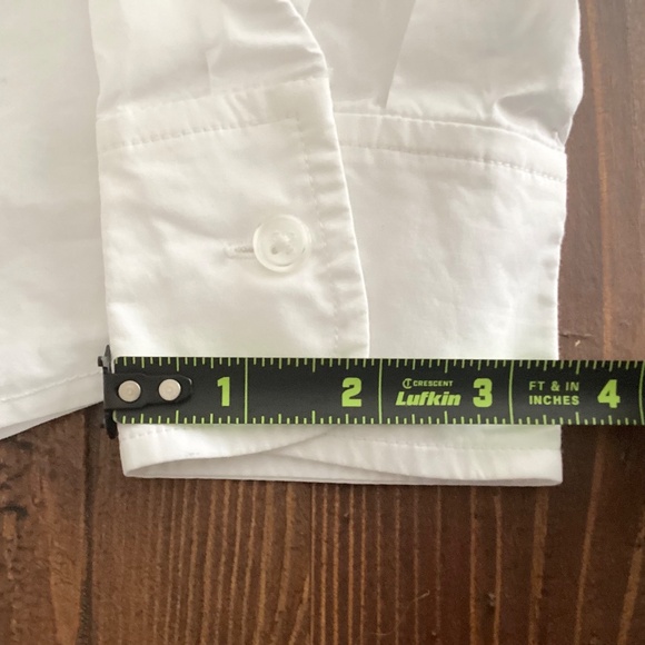 Richer Poorer White Button Down Shirt XS Cotton Classic Minimalist - Picture 7 of 11